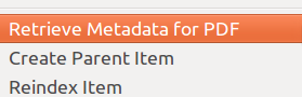 Retrieve Metadata