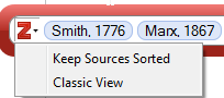 Uncheck the "Keep Sources Cited" option