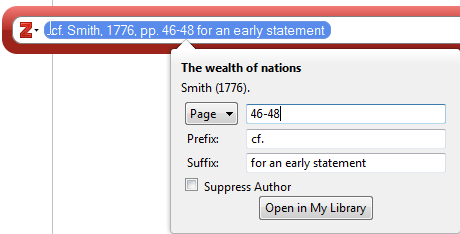 zotero add citation style